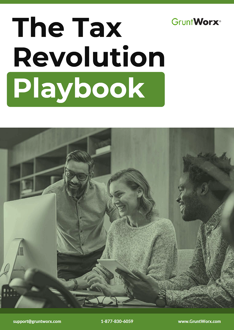 The Tax Revolution Playbook GruntWorx eBook Cover - The Tax Revolution Playbook